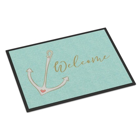 Carolines Treasures Anchor Welcome Indoor or Outdoor Mat - 18 x 27 in. BB8558MAT